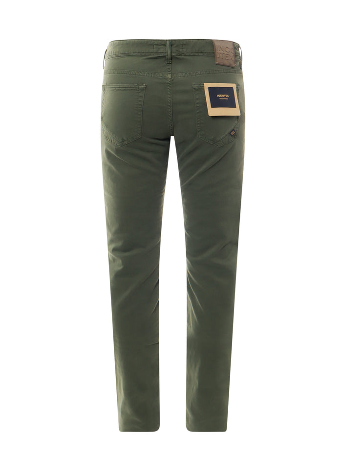 Incotex RTW Green Cotone Elastan