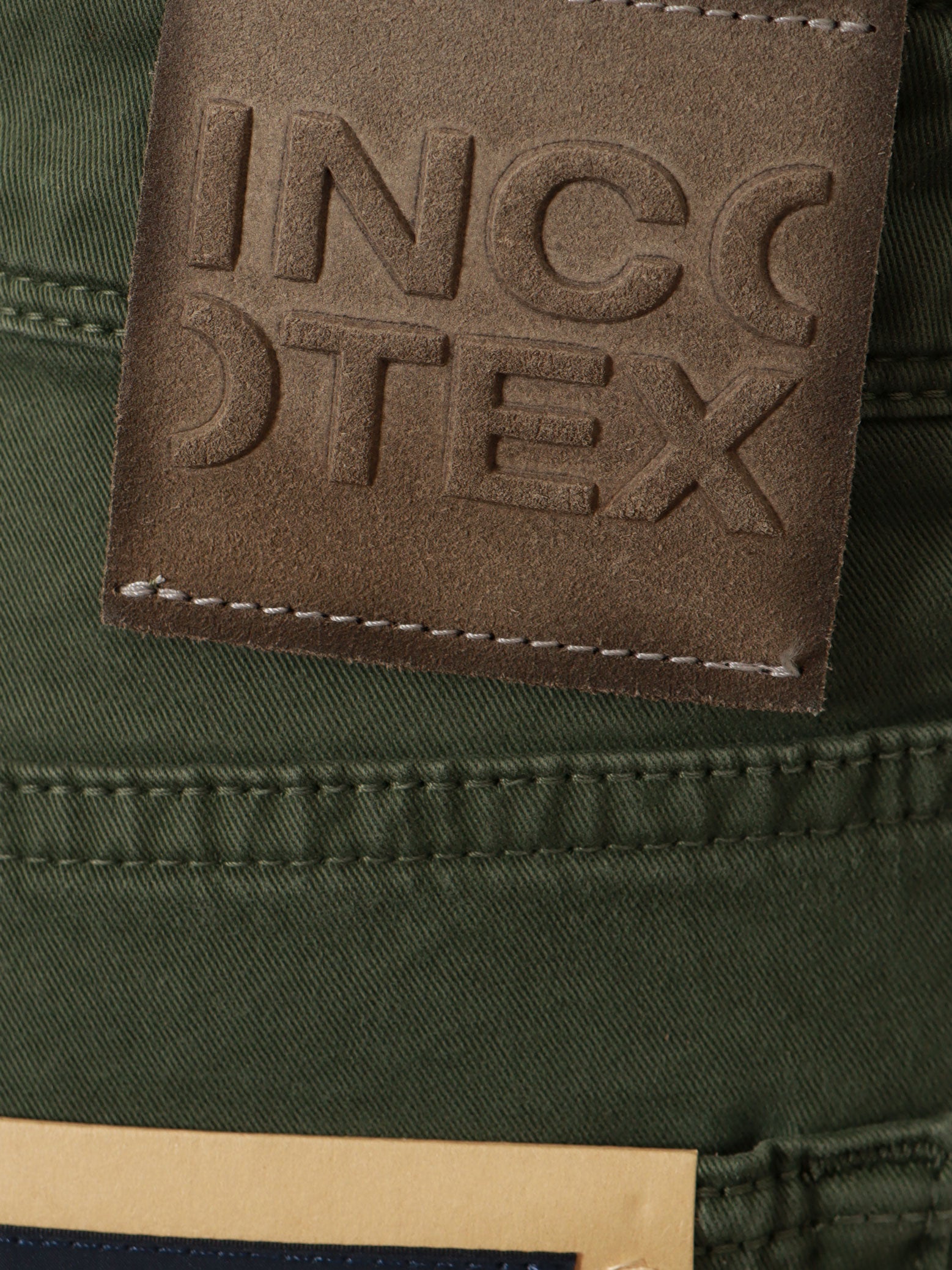 Incotex RTW Green Cotone Elastan