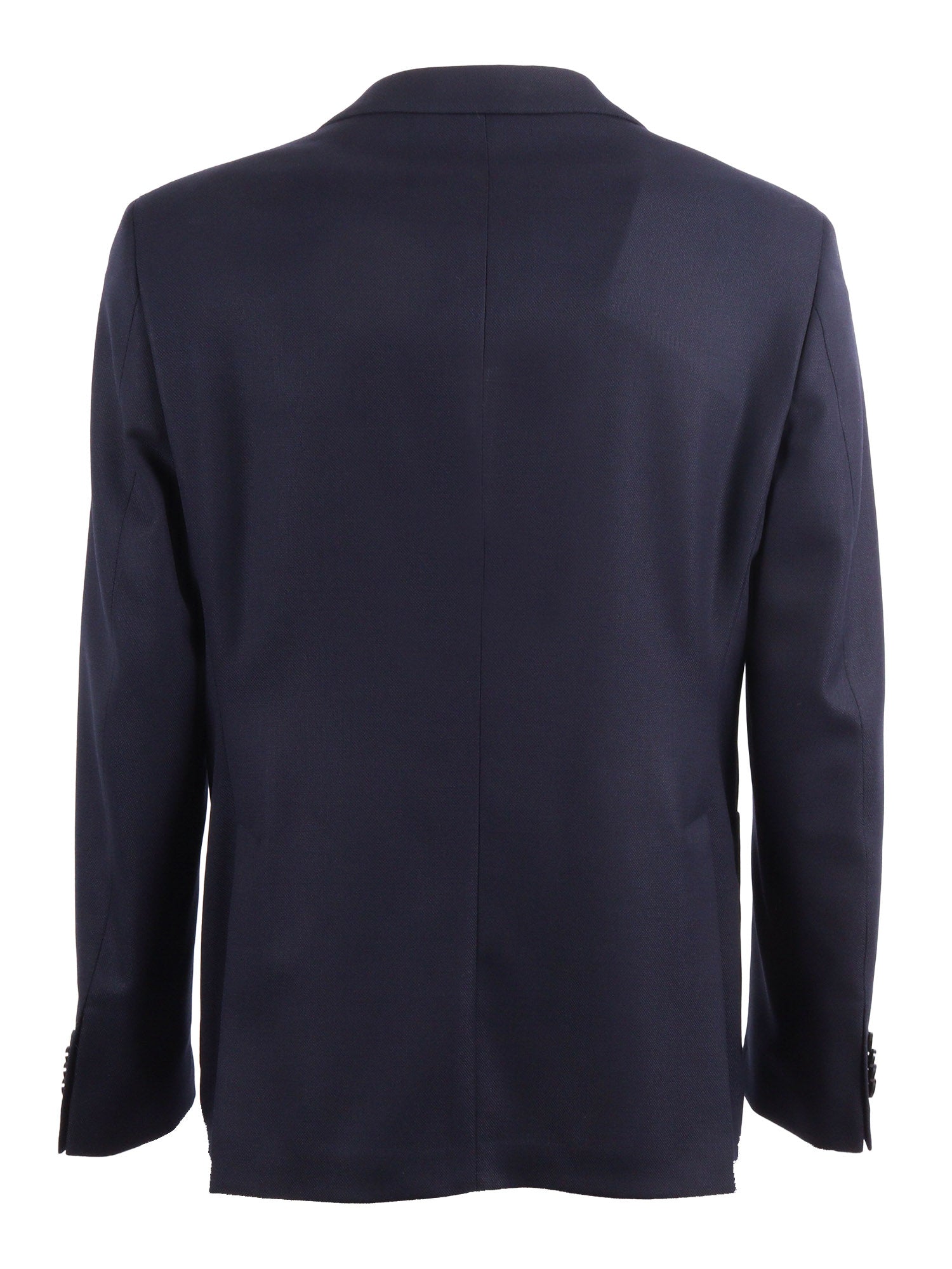 Jacket Blue Virgin Wool Elastane
