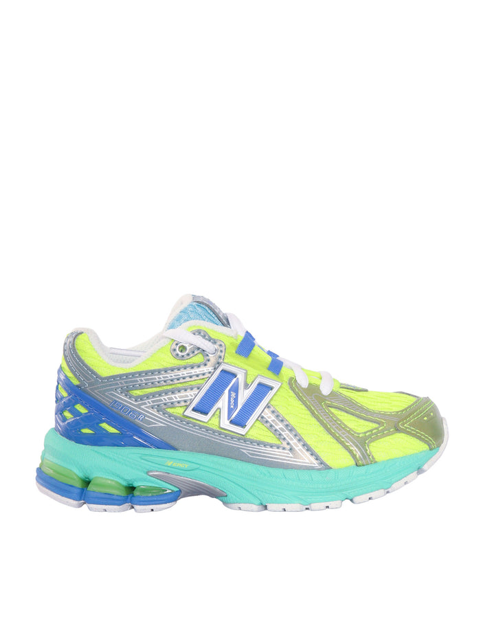 Scarpa Kids Lifestyle Alkaline Green - Blue Bird Synthetic Yellow Kid Sneaker