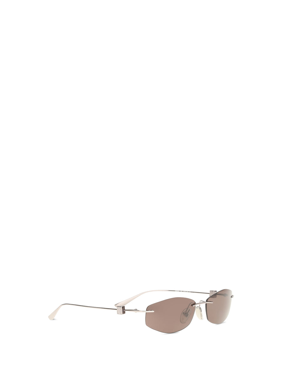 Sunglasses Geometric Oval Light Ruthenium-Brown Ruthenium/brown Metal