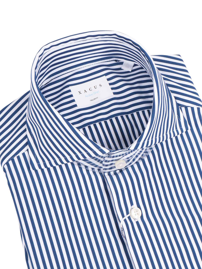 Shirt Blue Polyamide Elastane