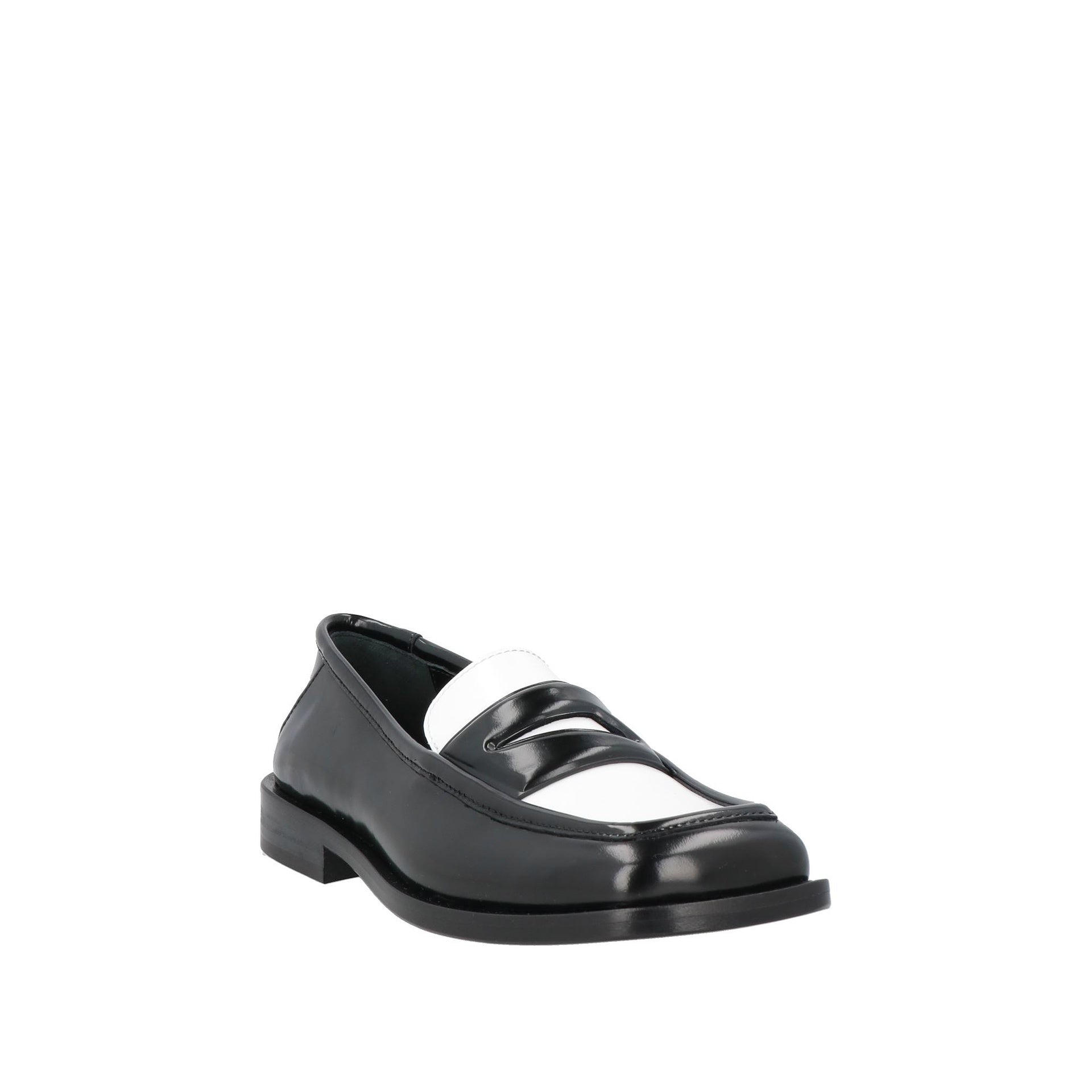 The Attico AMANDA Loafers Black Leather