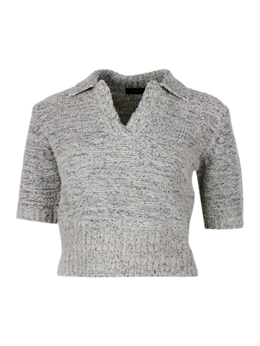 Fabiana Filippi Sweaters Beige - Grigio 48co 21ny 17pa