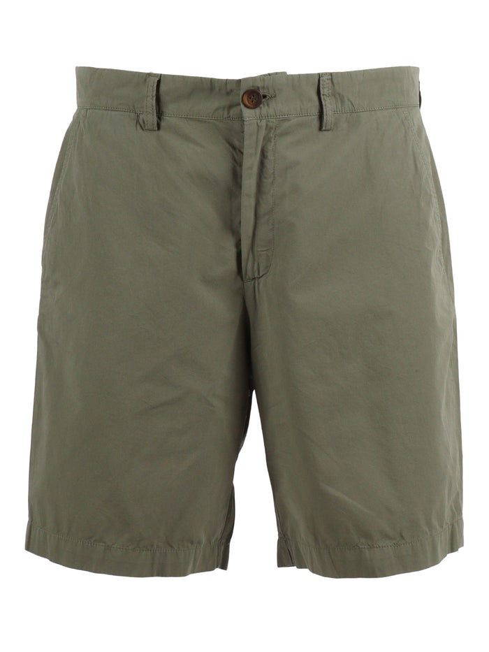 Sasanoa Short Green Cotton Bermuda