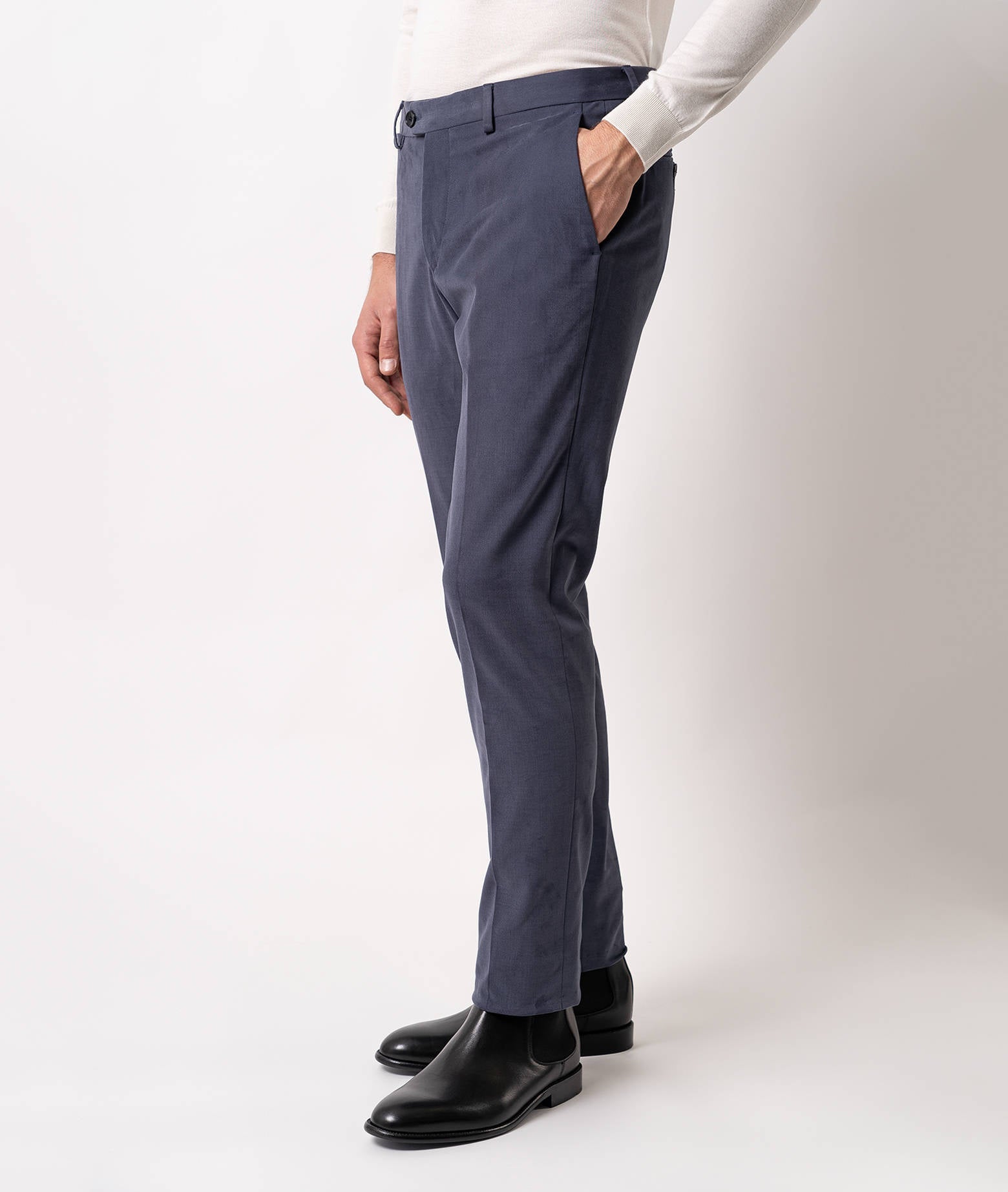 Cotton Chino Megeve Olive Sportswear Trousers