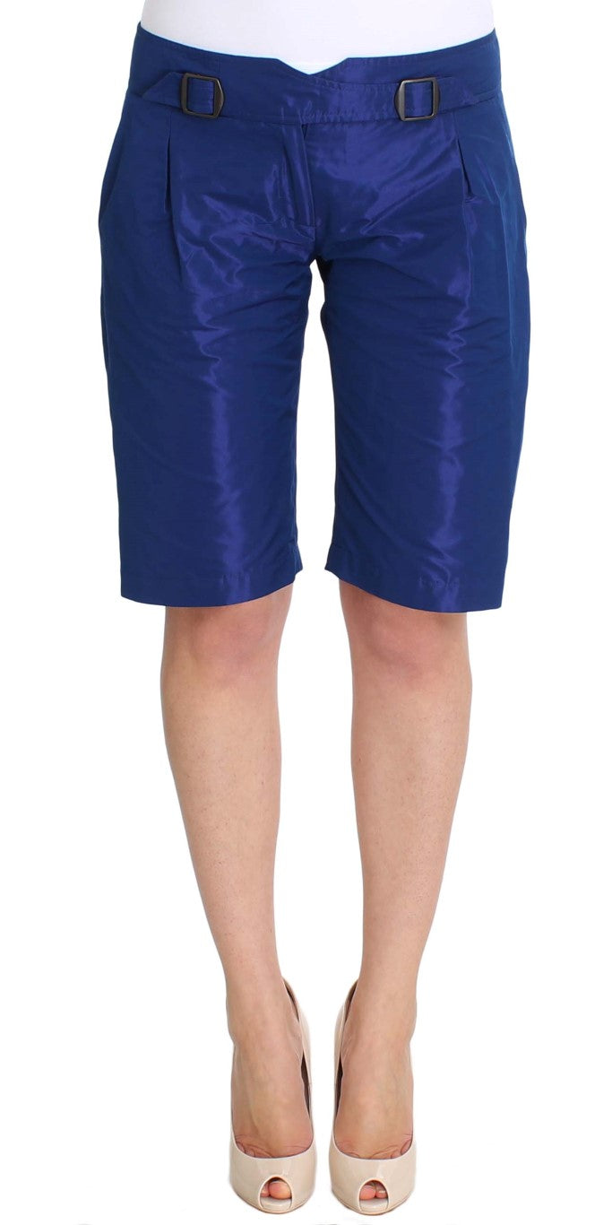 Ermanno Scervino 100% Polyester bermuda shorts in blue