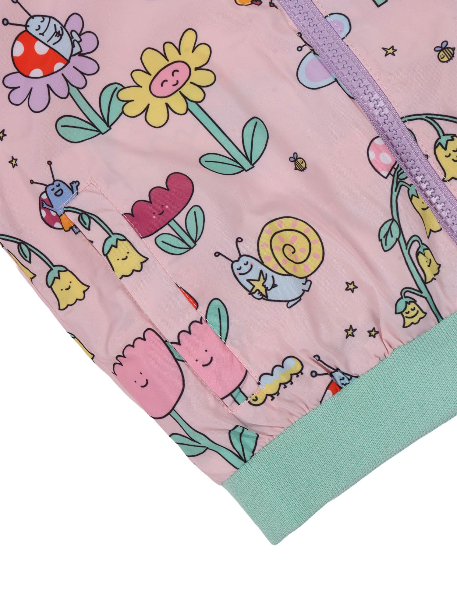 JACKET Pink Polyester Lining Cotton