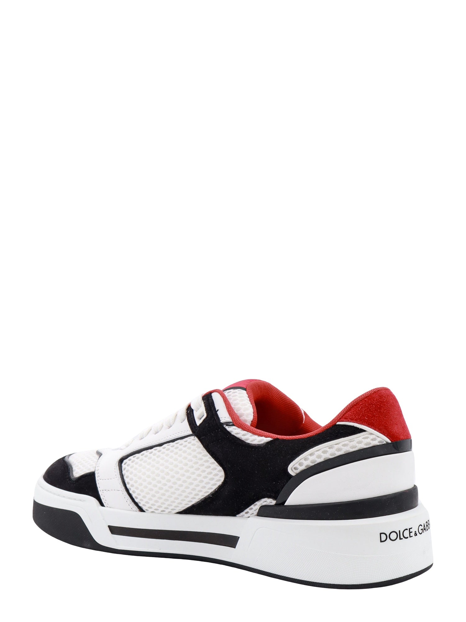 Dolce & Gabbana Sneakers White Mesh / Suede
