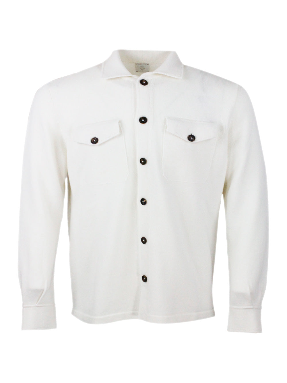 Eleventy Sweaters White 100ws
