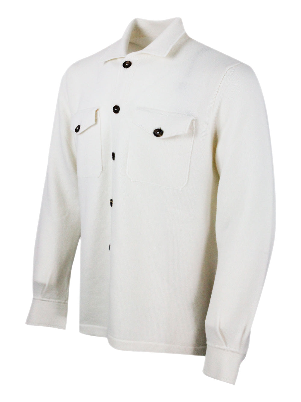 Eleventy Sweaters White 100ws