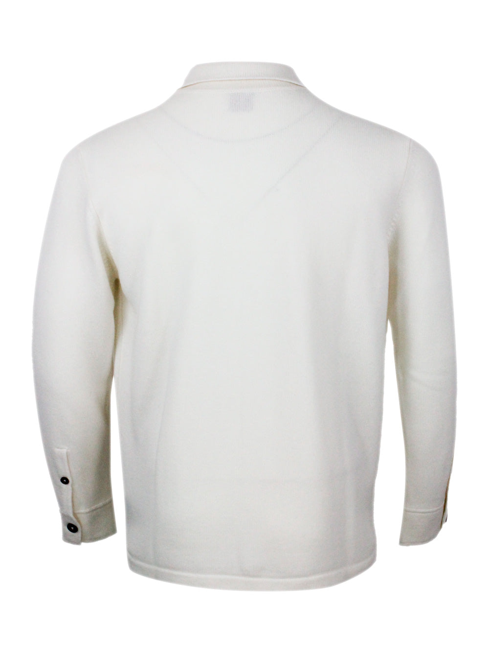 Eleventy Sweaters White 100ws