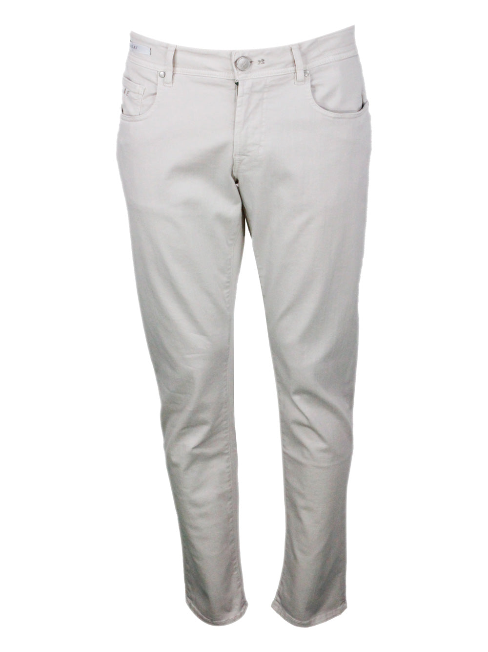 Tramarossa Trousers Beige 87co 8pl 4ea