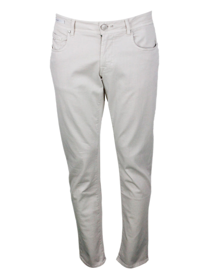 Tramarossa Trousers Beige 87co 8pl 4ea