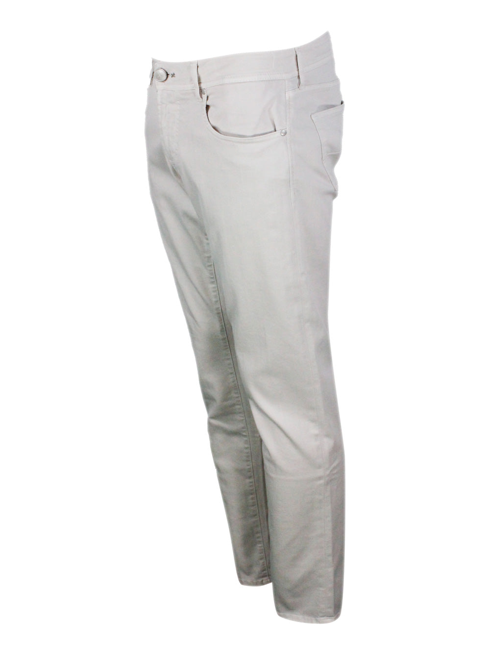 Tramarossa Trousers Beige 87co 8pl 4ea