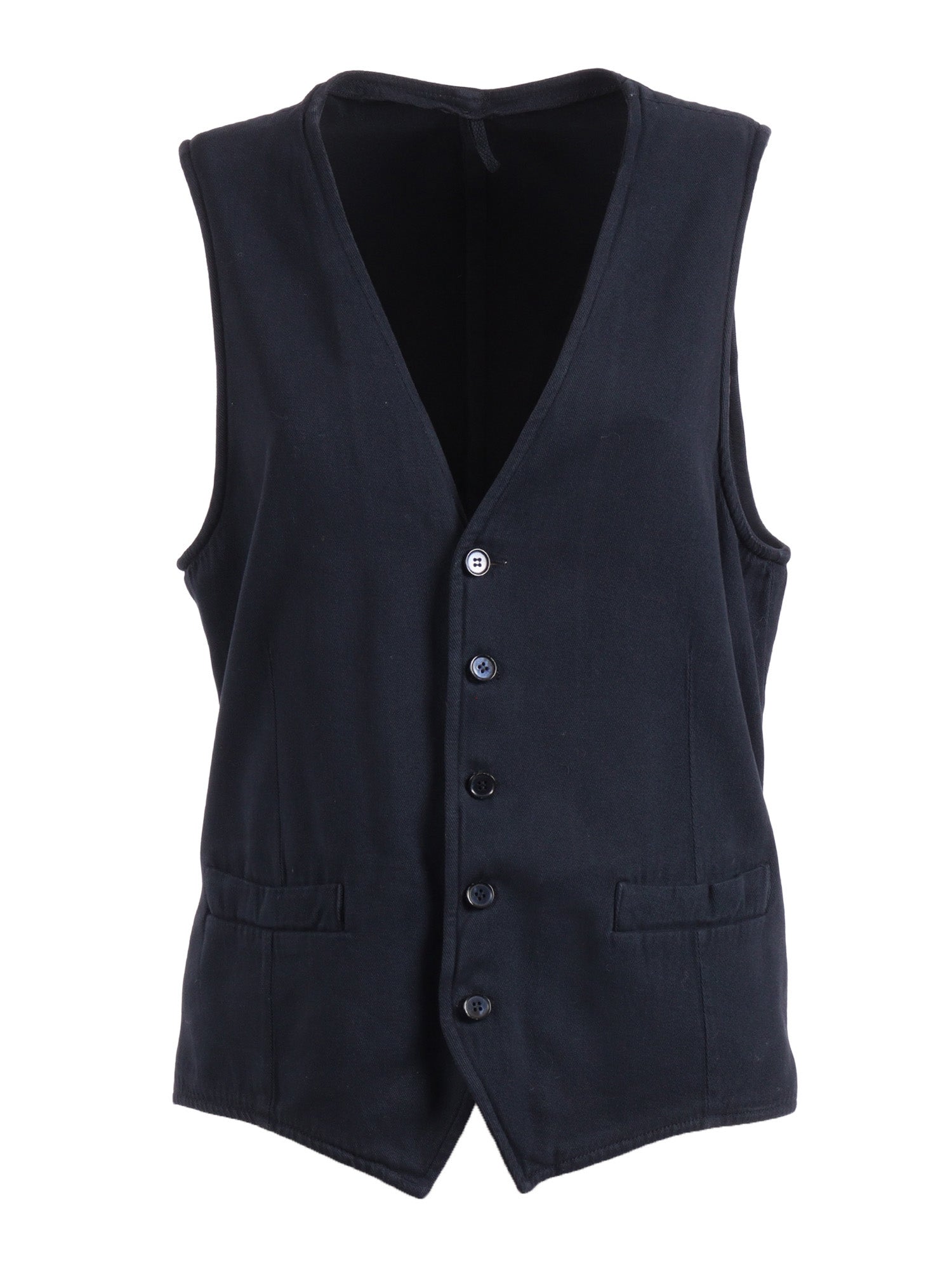 Vest Blue Cashmere Silk