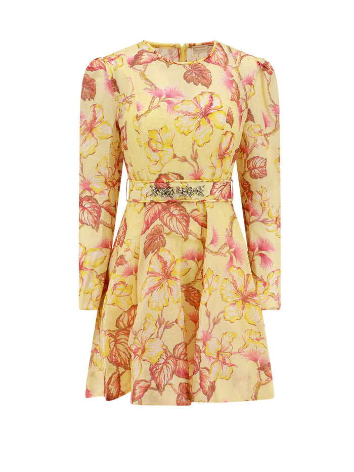 Zimmermann Dresses Yellow Lino Seta