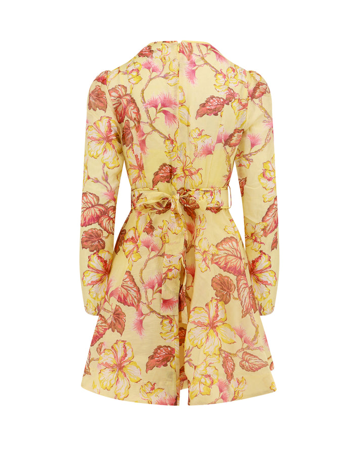 Zimmermann Dresses Yellow Lino Seta