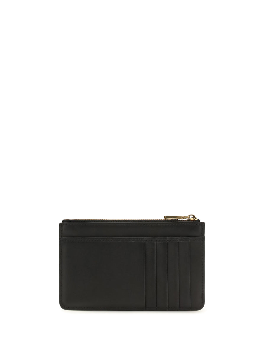 Leather Card Holder Black Calf Wallets & Purses
