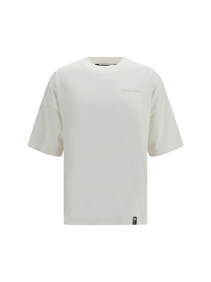 Devil Loose T-Shirt Off White - Light Grey Cotton T-shirts