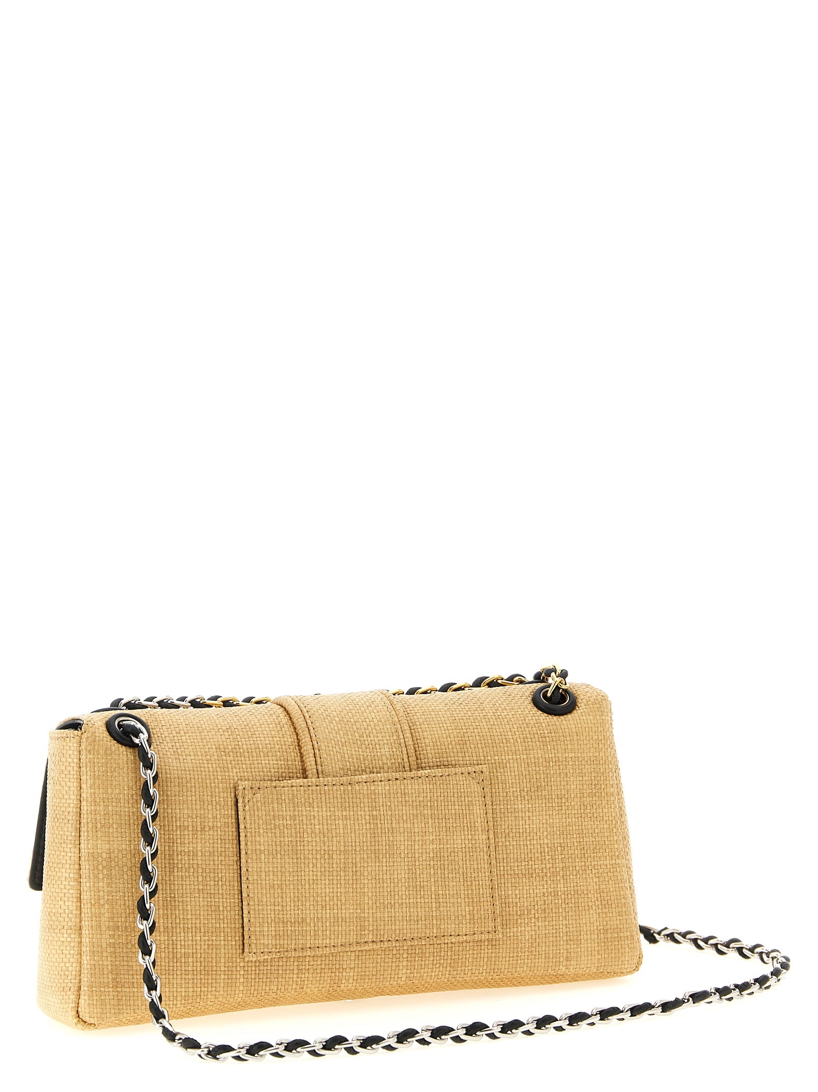 Le Bambino Chaîne Shoulder Bag Beige Polyamide