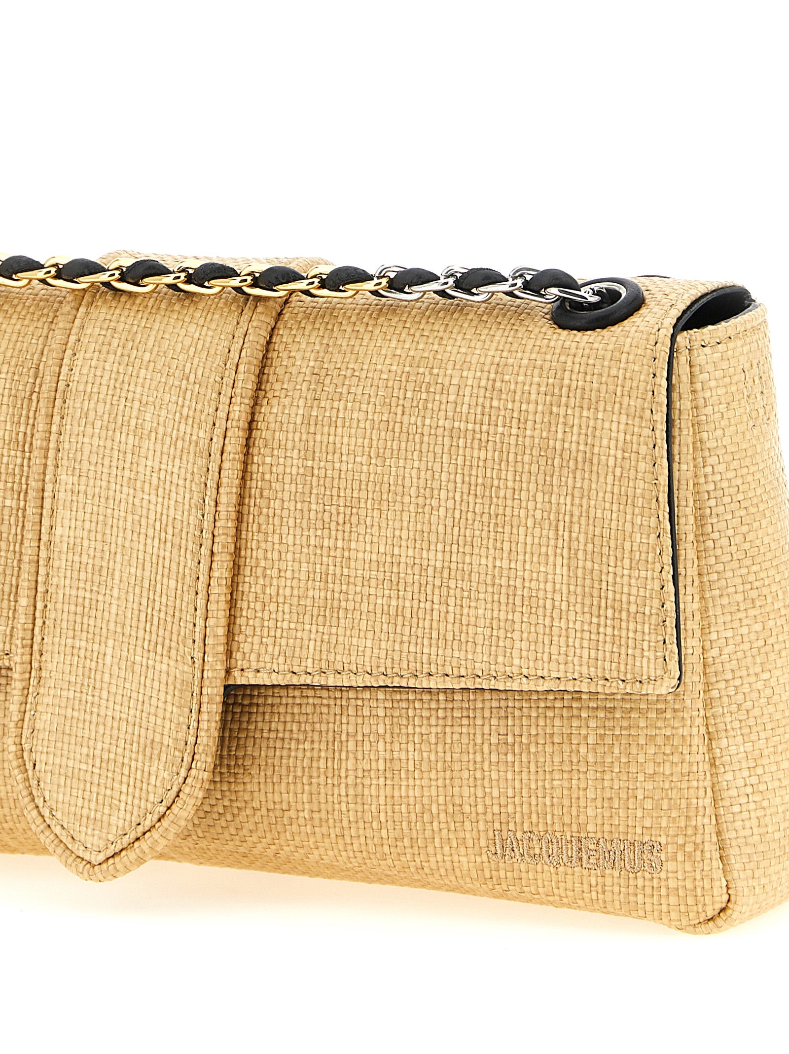 Le Bambino Chaîne Shoulder Bag Beige Polyamide