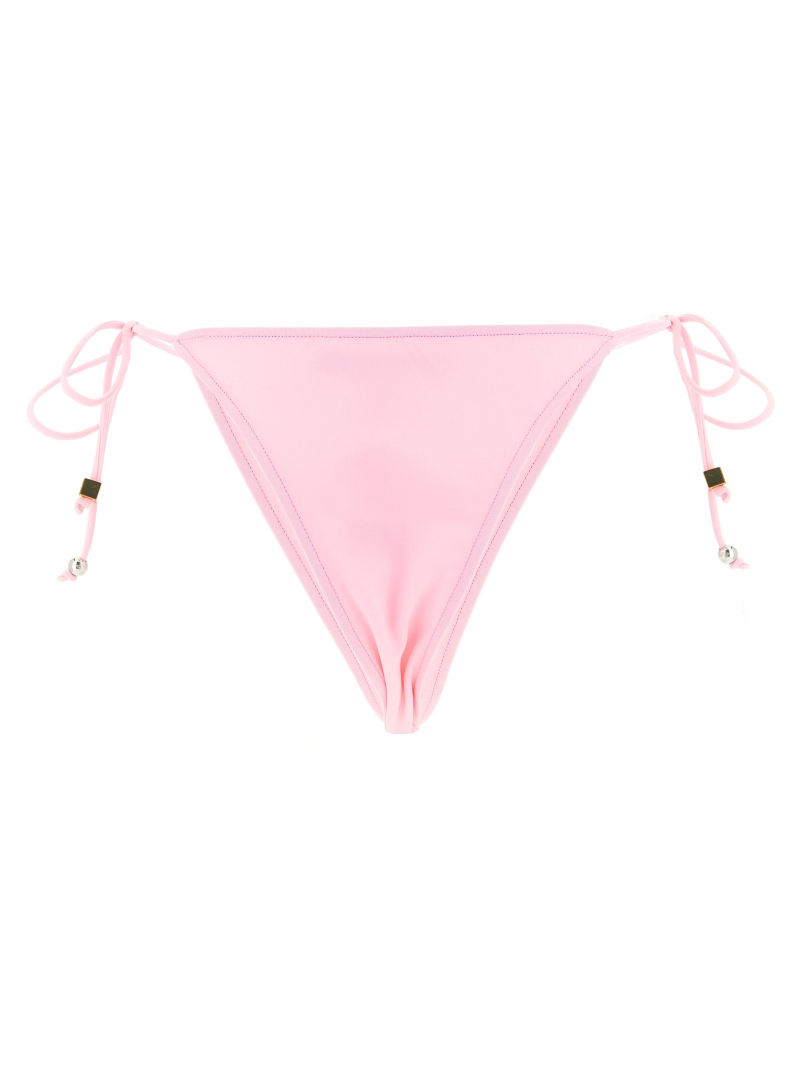 Le Bas De Plage Triangle Bikini Briefs Pink Polyamide Beachwear