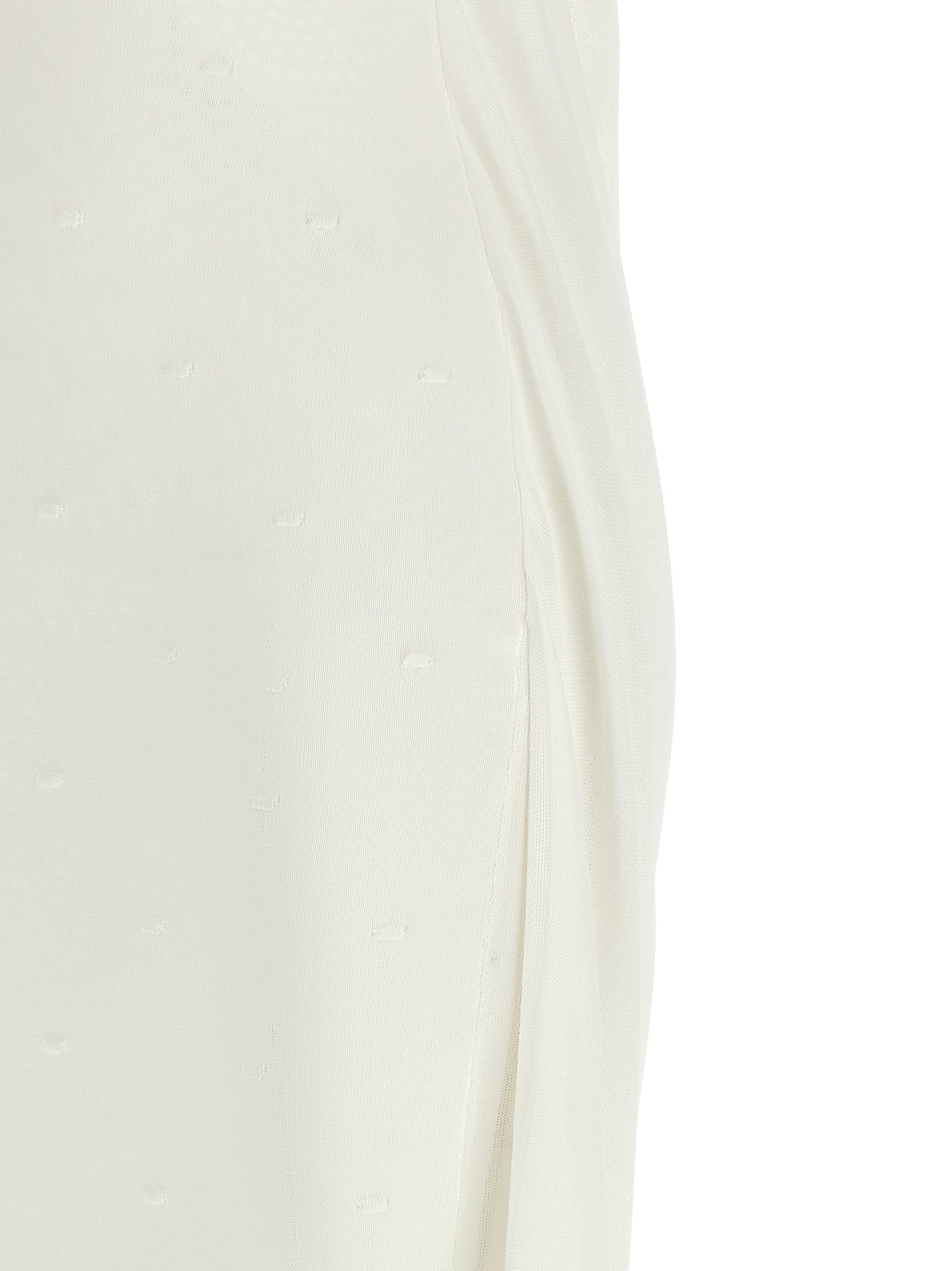 La Robe Maille Plumetis dress White Viscose