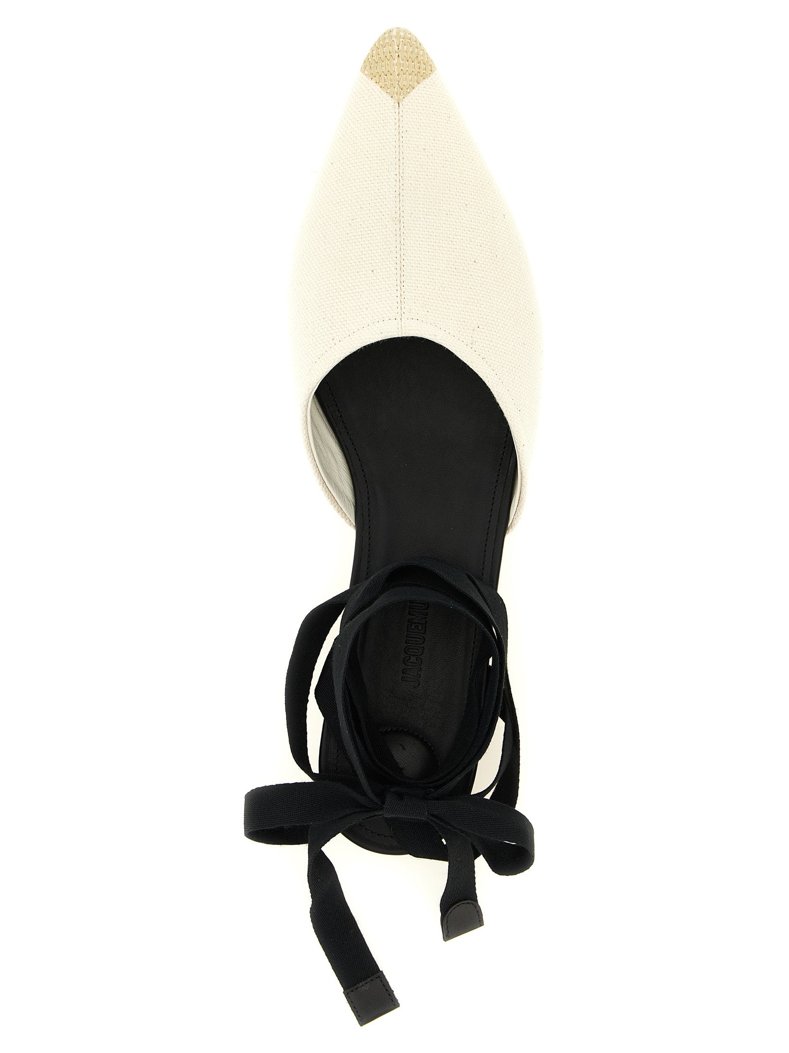Les Sandales Espadrilles mules Beige Cow Leather (bos Taurus) Flat Shoes