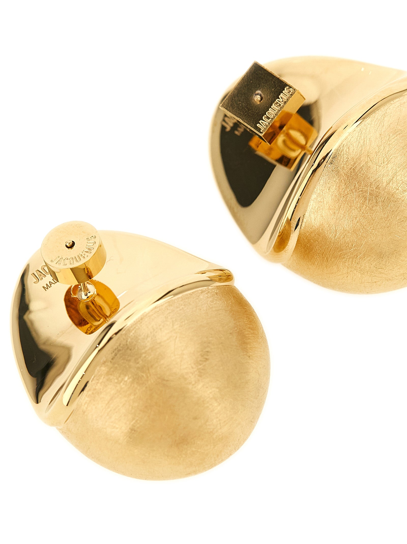 Les Boucles Raisin earrings Gold Copper Brass Jewelry