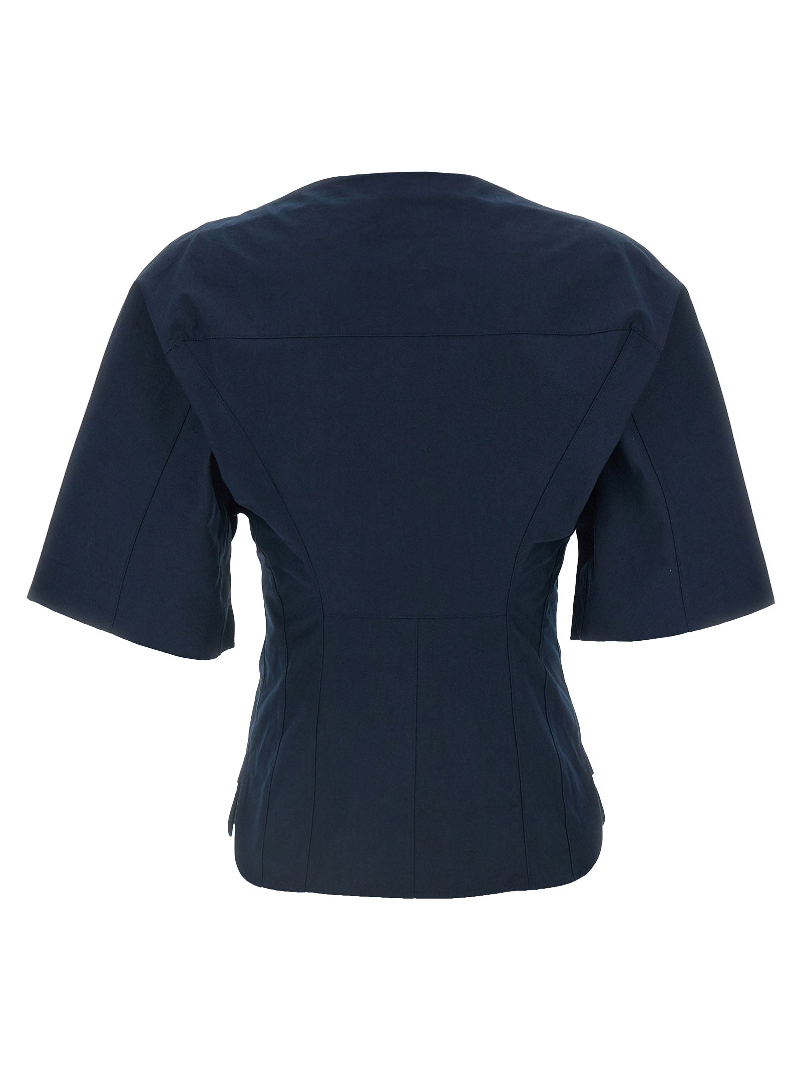 La Chemise Moisson Shirt Blue Cotton Shirt, Blouse