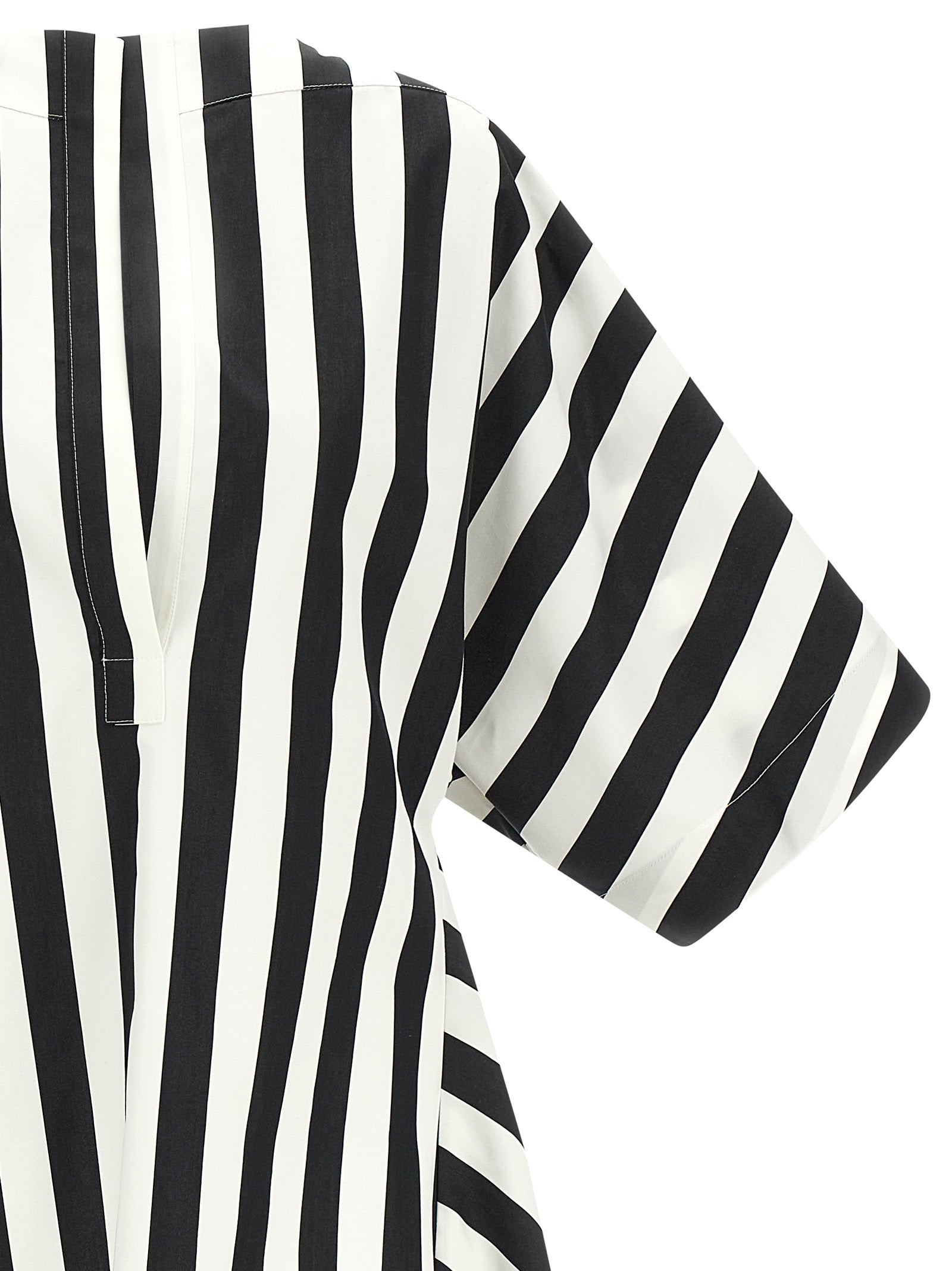 La Tunique Moisson shirt White/black Cotton Shirt, Blouse