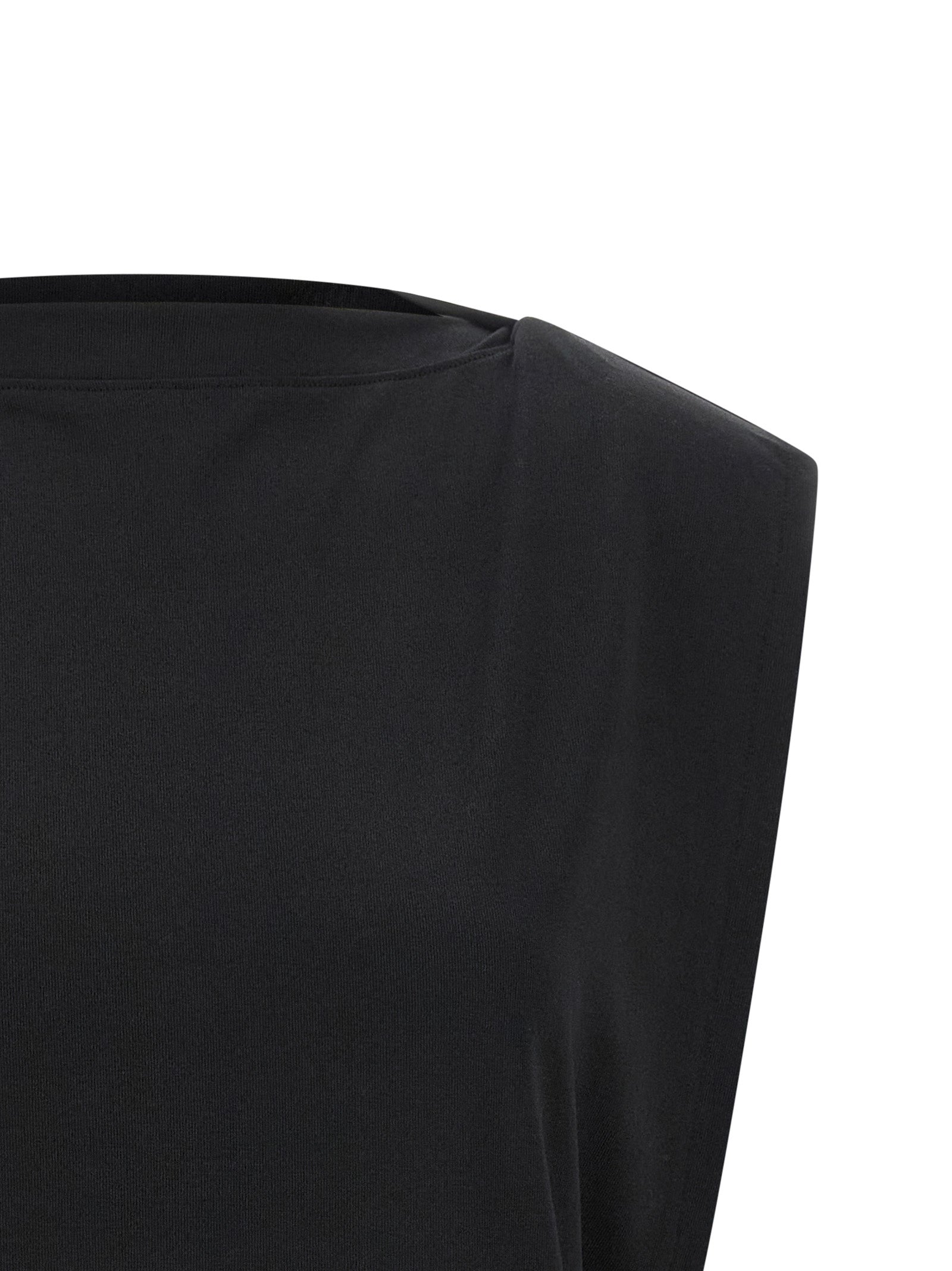 Le Marcel Moisson Top Black Paper Polyester Tops