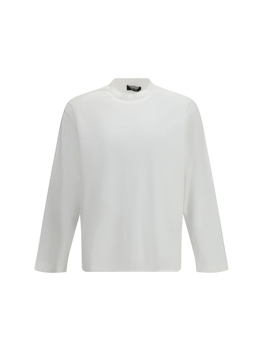 Long-Sleeved T-Shirt White Cotton T-shirts