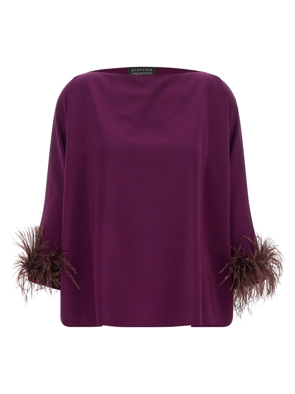 Gianluca Capannolo Laura Blouse — Plum