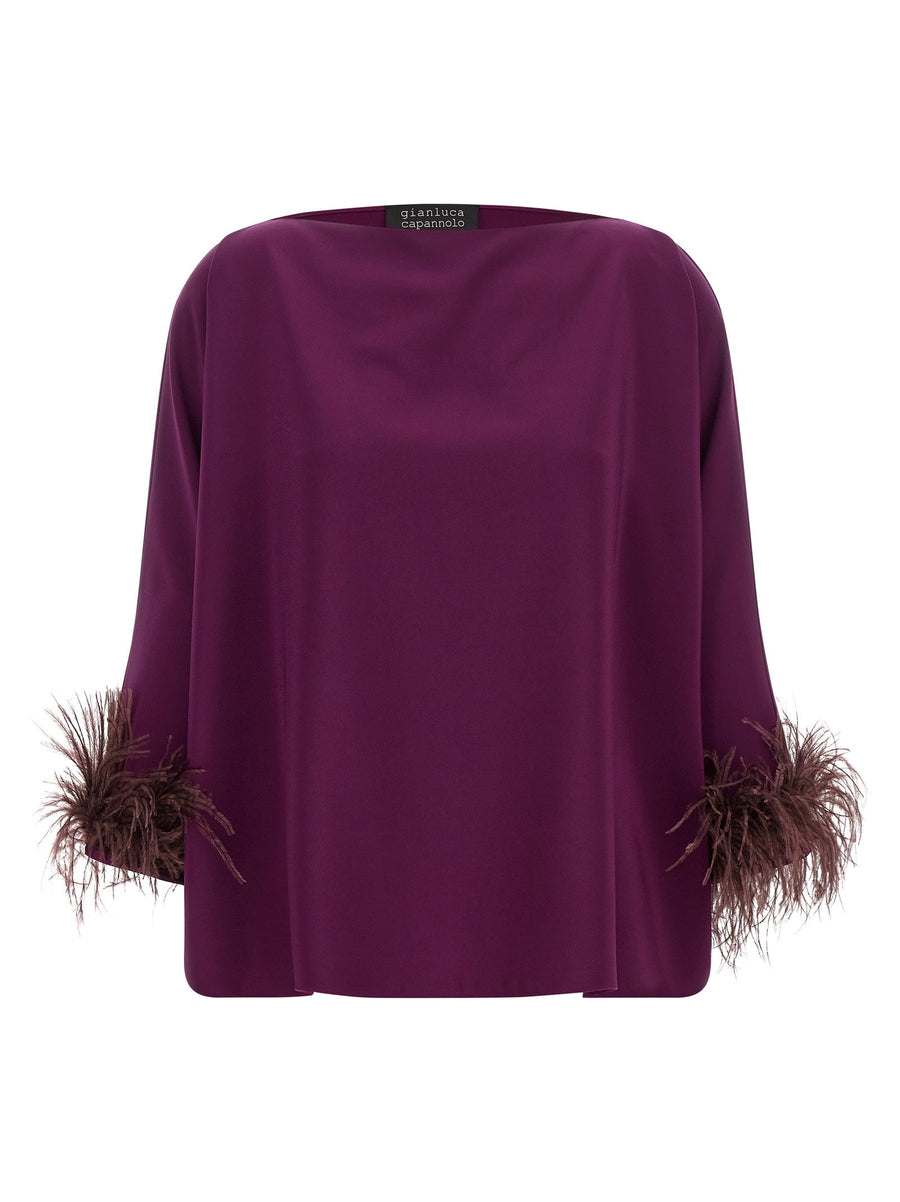 Gianluca Capannolo Laura Blouse — Plum