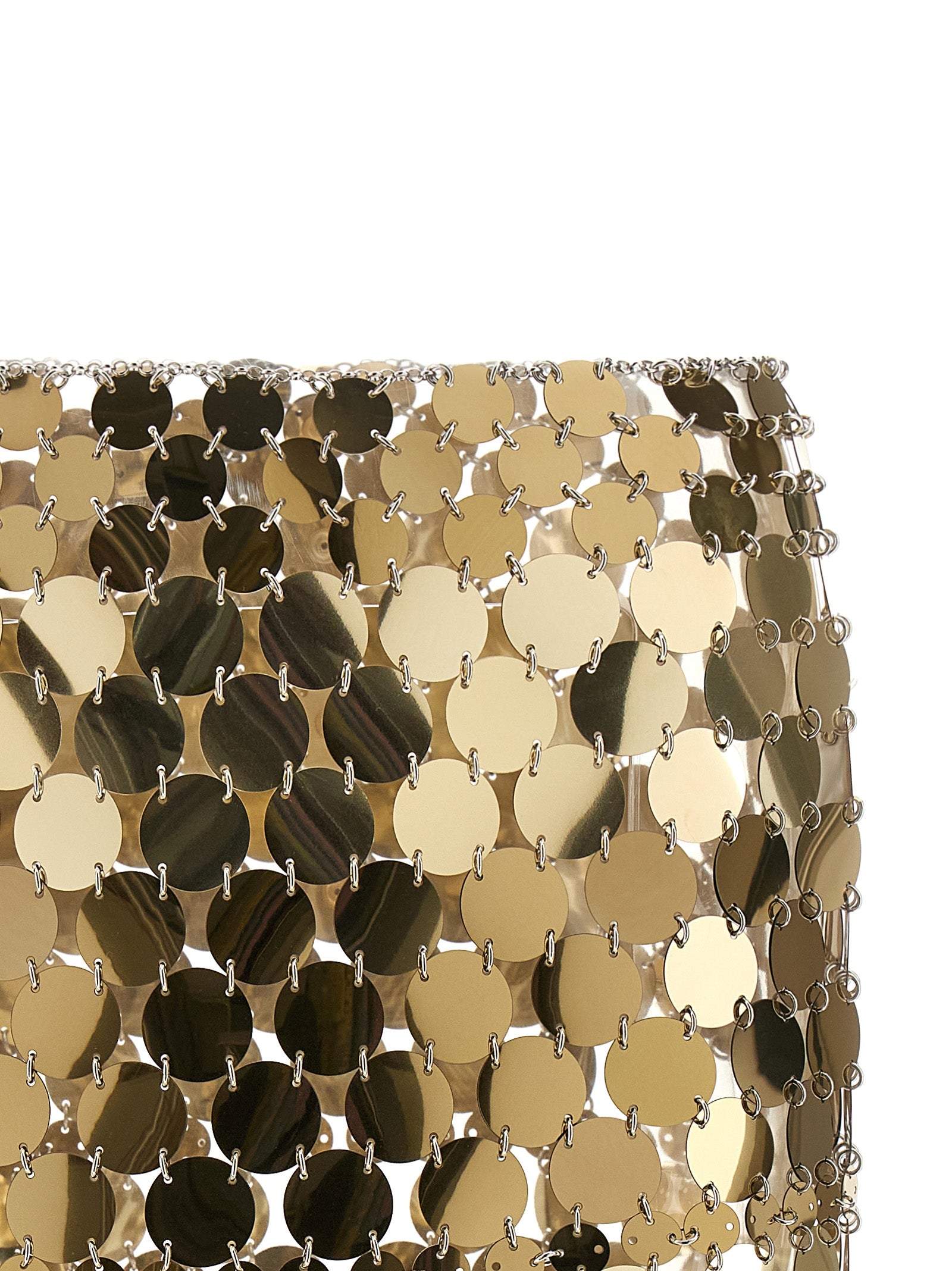 jupe skirt Gold Polyester