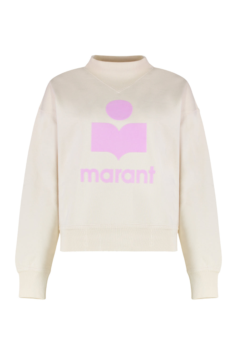 Moby Sweatshirt Cotton With Logo White Sweatshirts