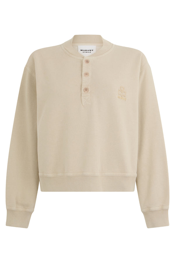Sweatshirt Cotton Beige Sweatshirts
