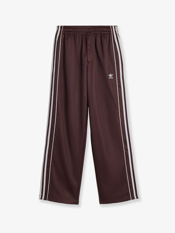 Recycled Track Trousers Brown Polyester