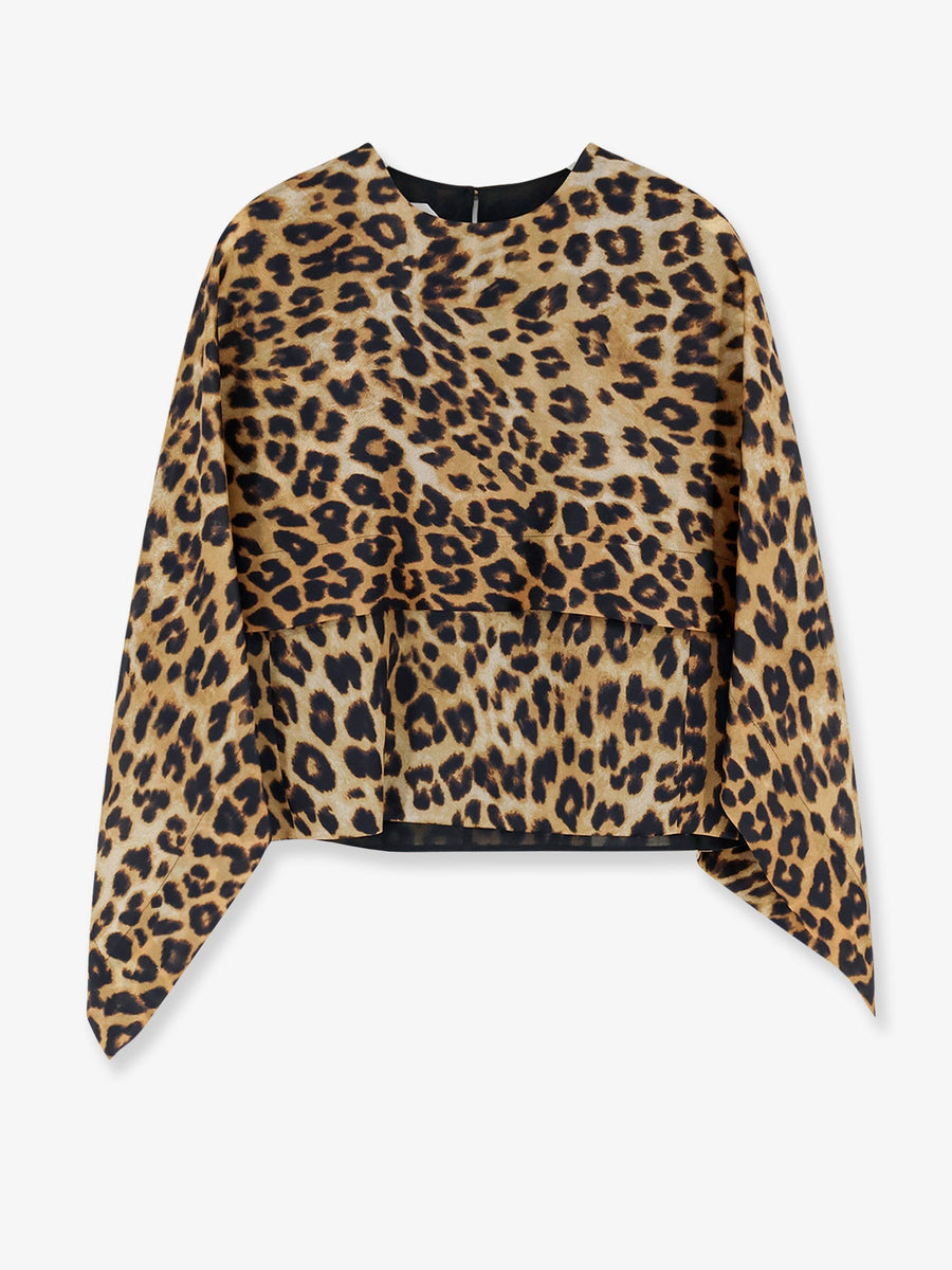 Shirt Animal Print Silk Multicolour