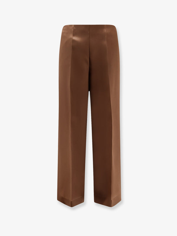 Trousers Brown Silk