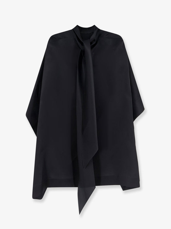 Silk Cape Black Jacket