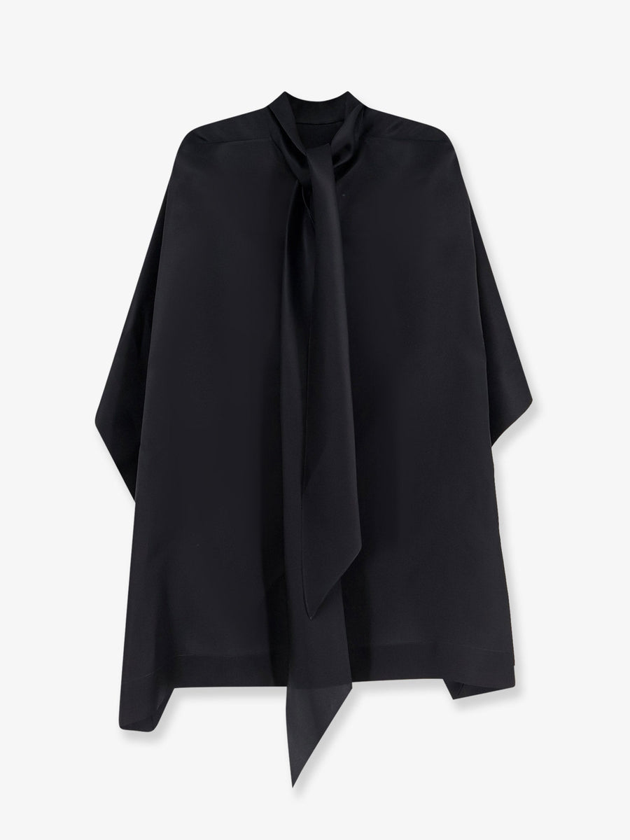 Silk Cape Black Jacket