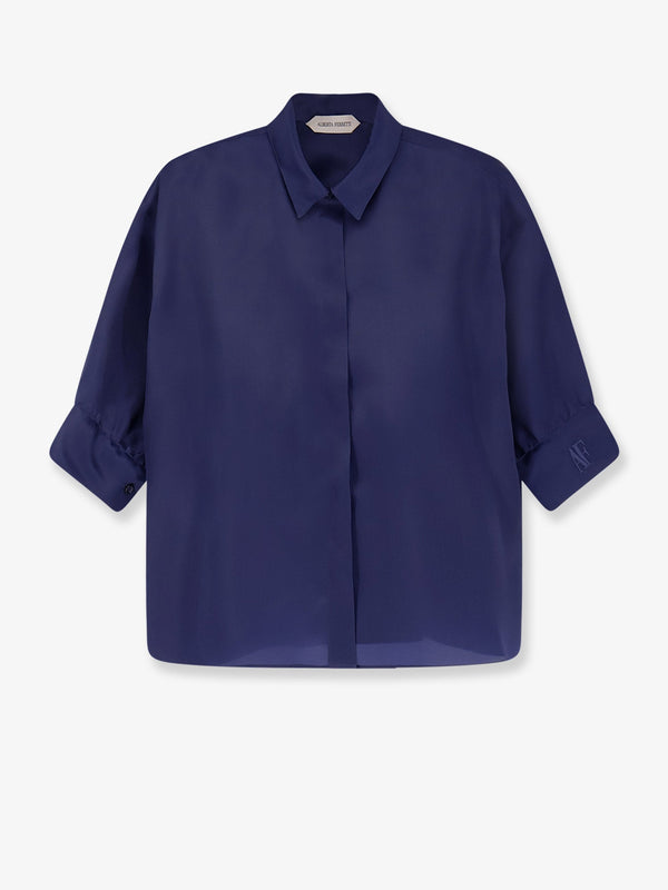 Silk Shirt Blue