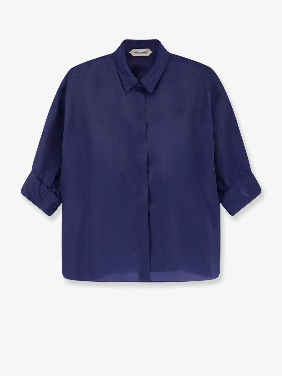 Silk Shirt Blue