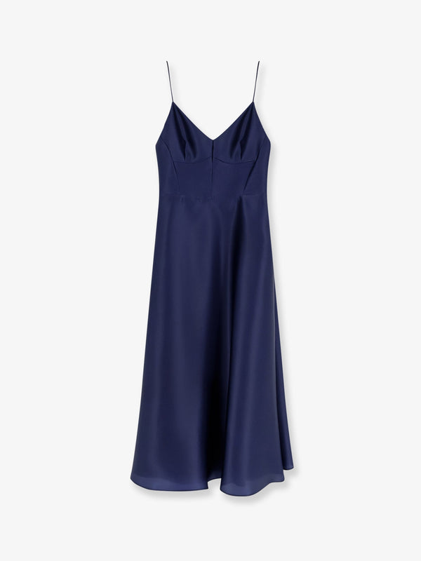 Dress Silk Blue