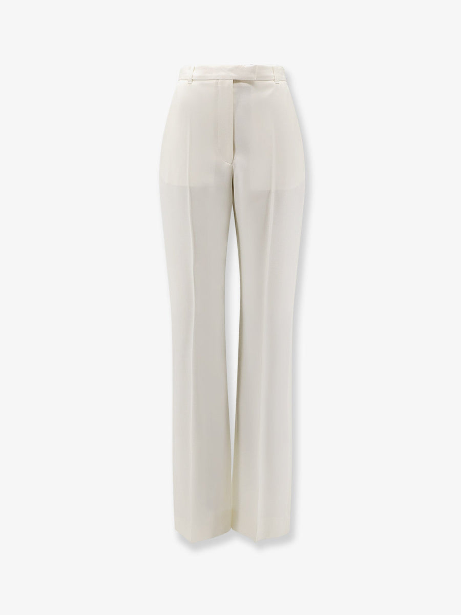 Trousers Wool White