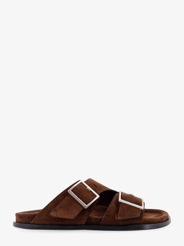 Alba Suede Sandals Brown
