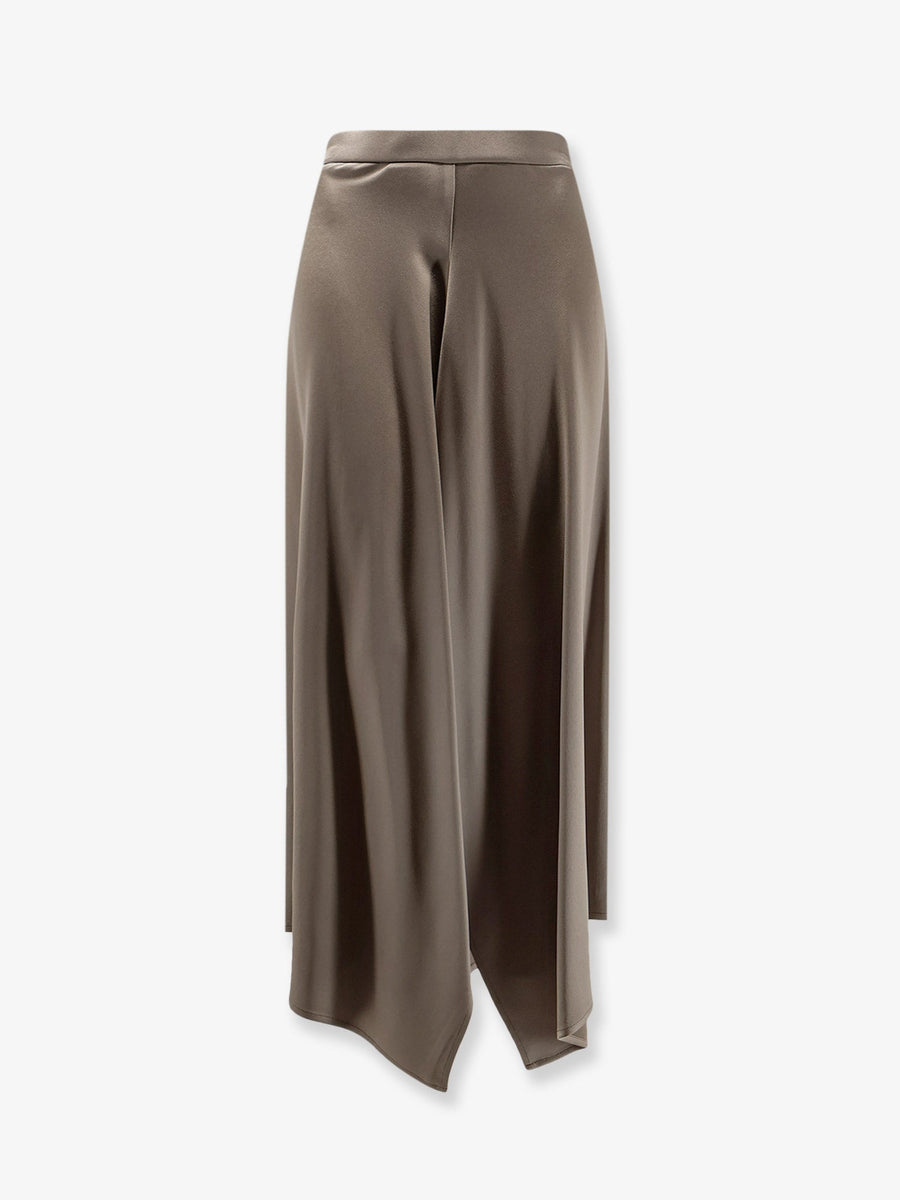 Skirt Satin Green Acetate